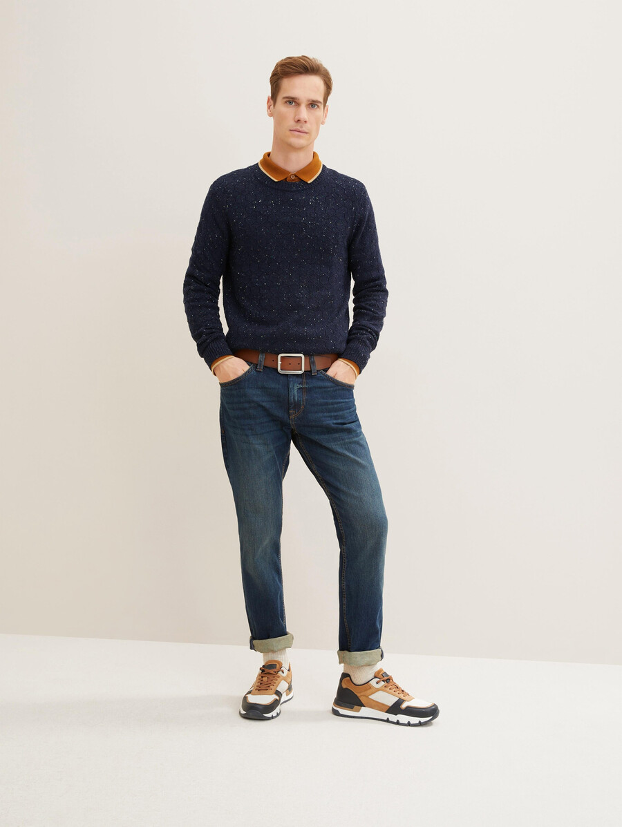 ceinture en cuir ttted avec boucle ardillon carrée