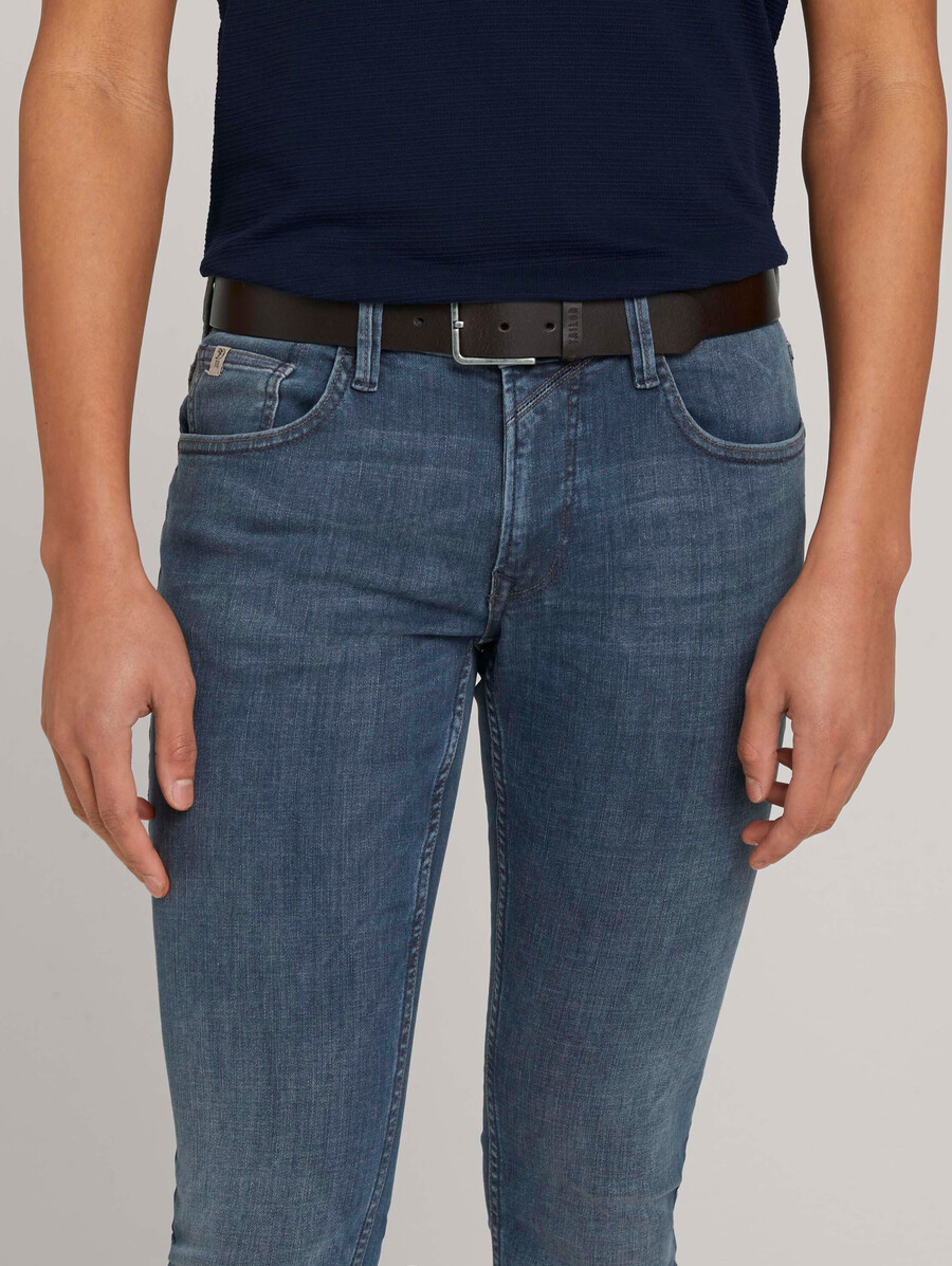 ceinture en cuir ttdustin avec boucle ardillon rectangulaire