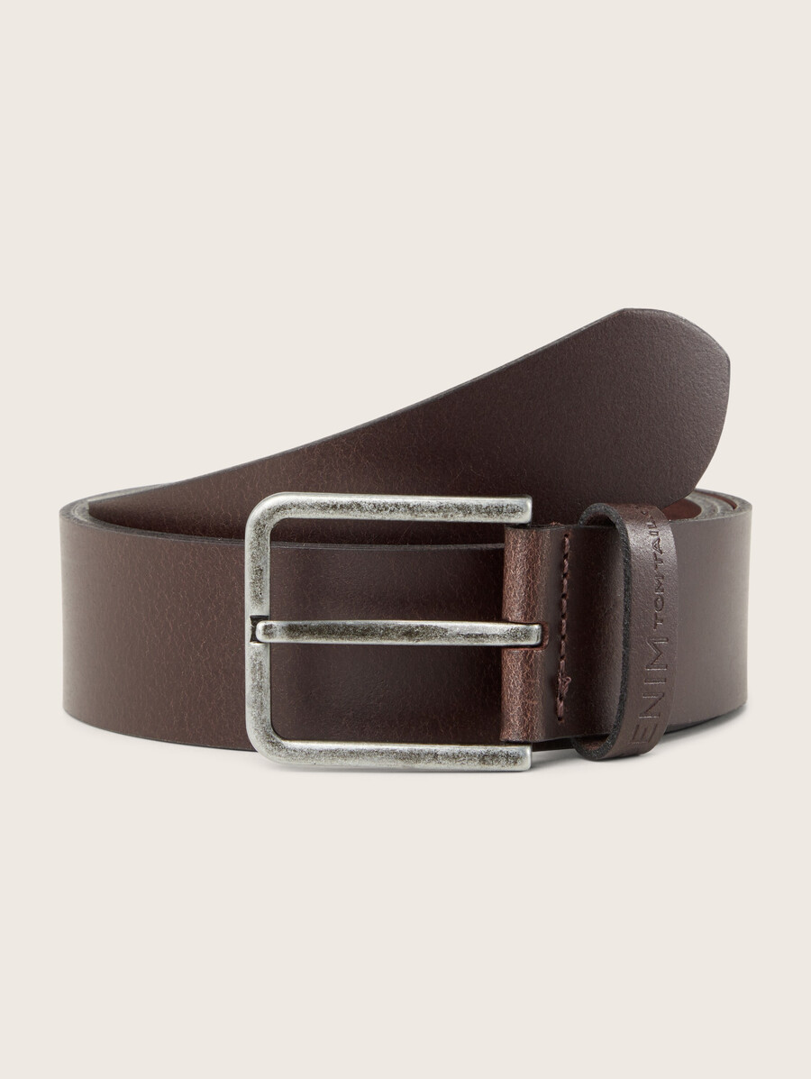 ceinture en cuir ttdustin avec boucle ardillon rectangulaire