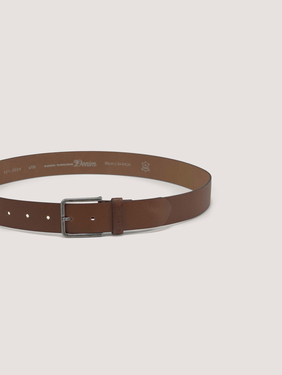 ceinture en cuir ttdustin avec boucle ardillon rectangulaire