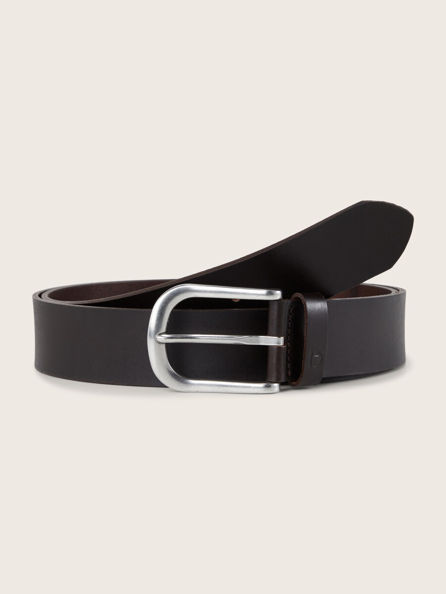 ceinture en cuir ttpeter avec boucle ardillon arrondie