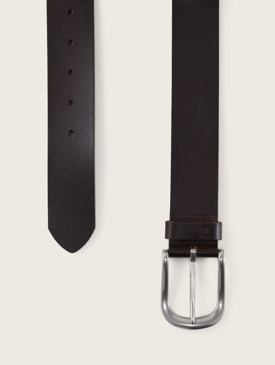 ceinture en cuir ttpeter avec boucle ardillon arrondie
