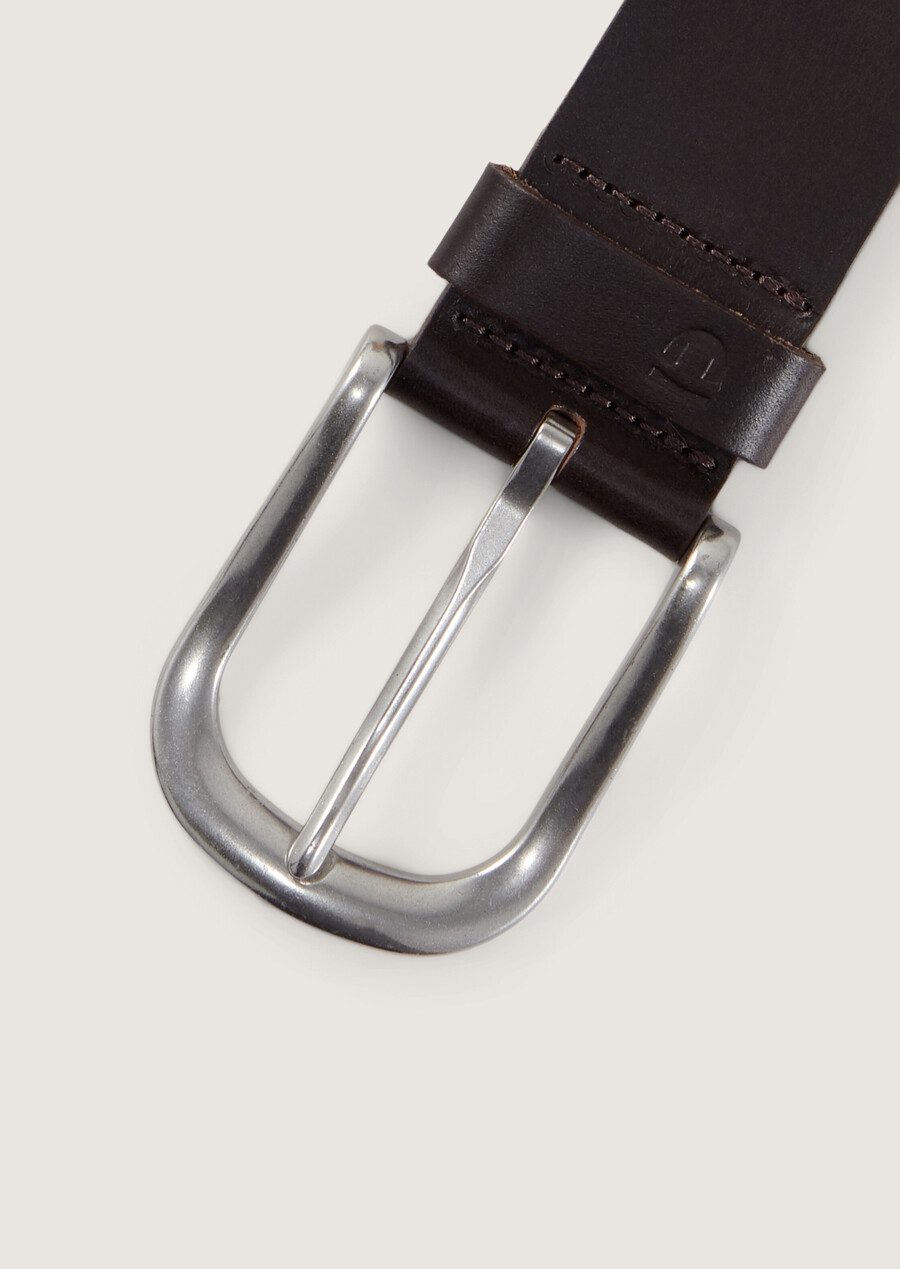 ceinture en cuir ttpeter avec boucle ardillon arrondie