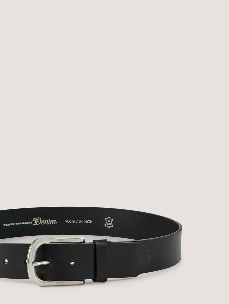 ceinture en cuir ttpeter avec boucle ardillon arrondie