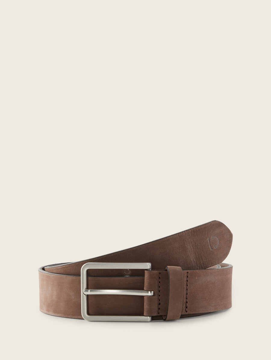 ceinture en cuir avec boucle ardillon carrée