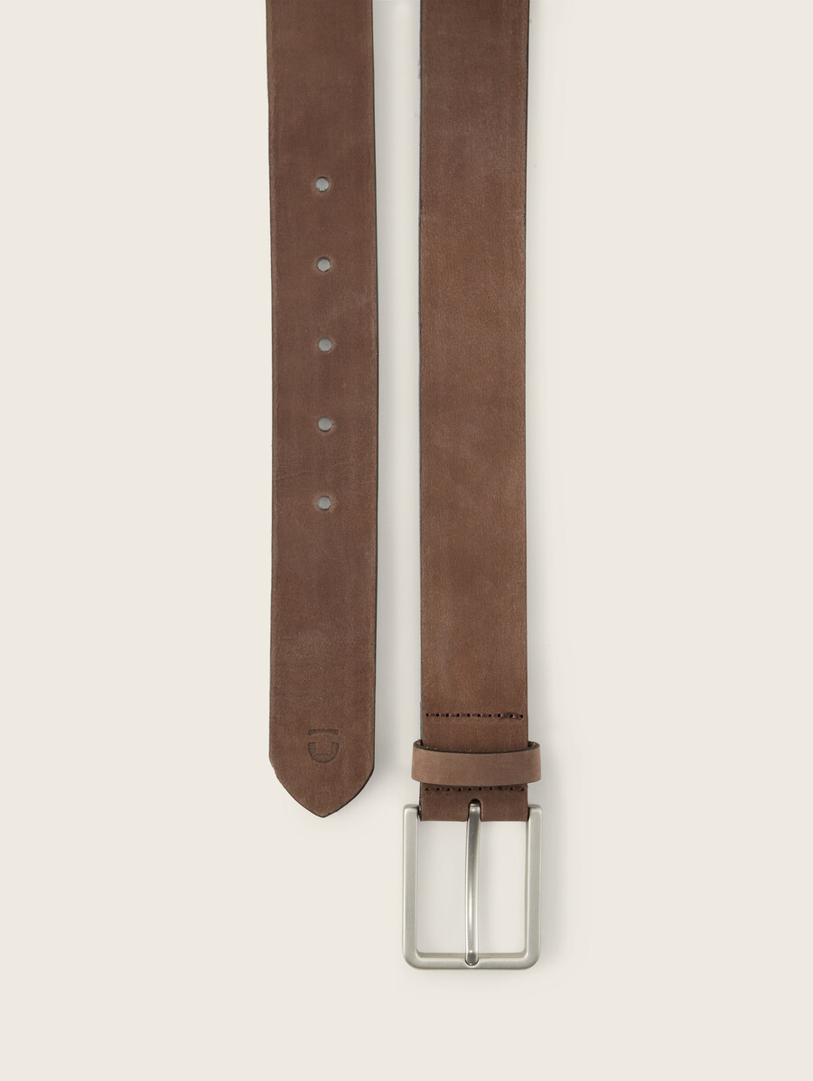 ceinture en cuir avec boucle ardillon carrée