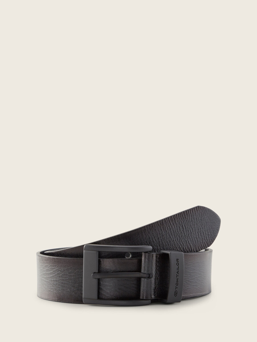 ceinture en cuir ttthomas avec boucle ardillon carrée