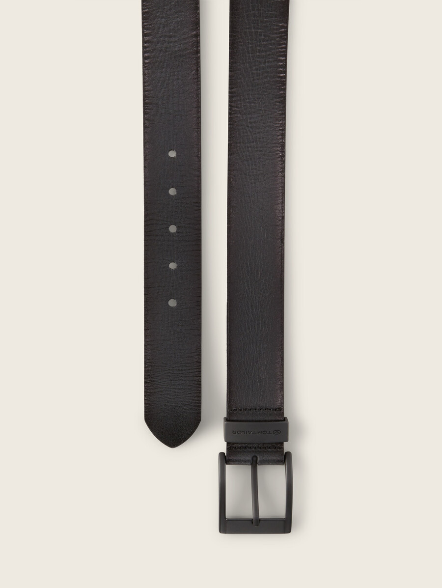 ceinture en cuir ttthomas avec boucle ardillon carrée
