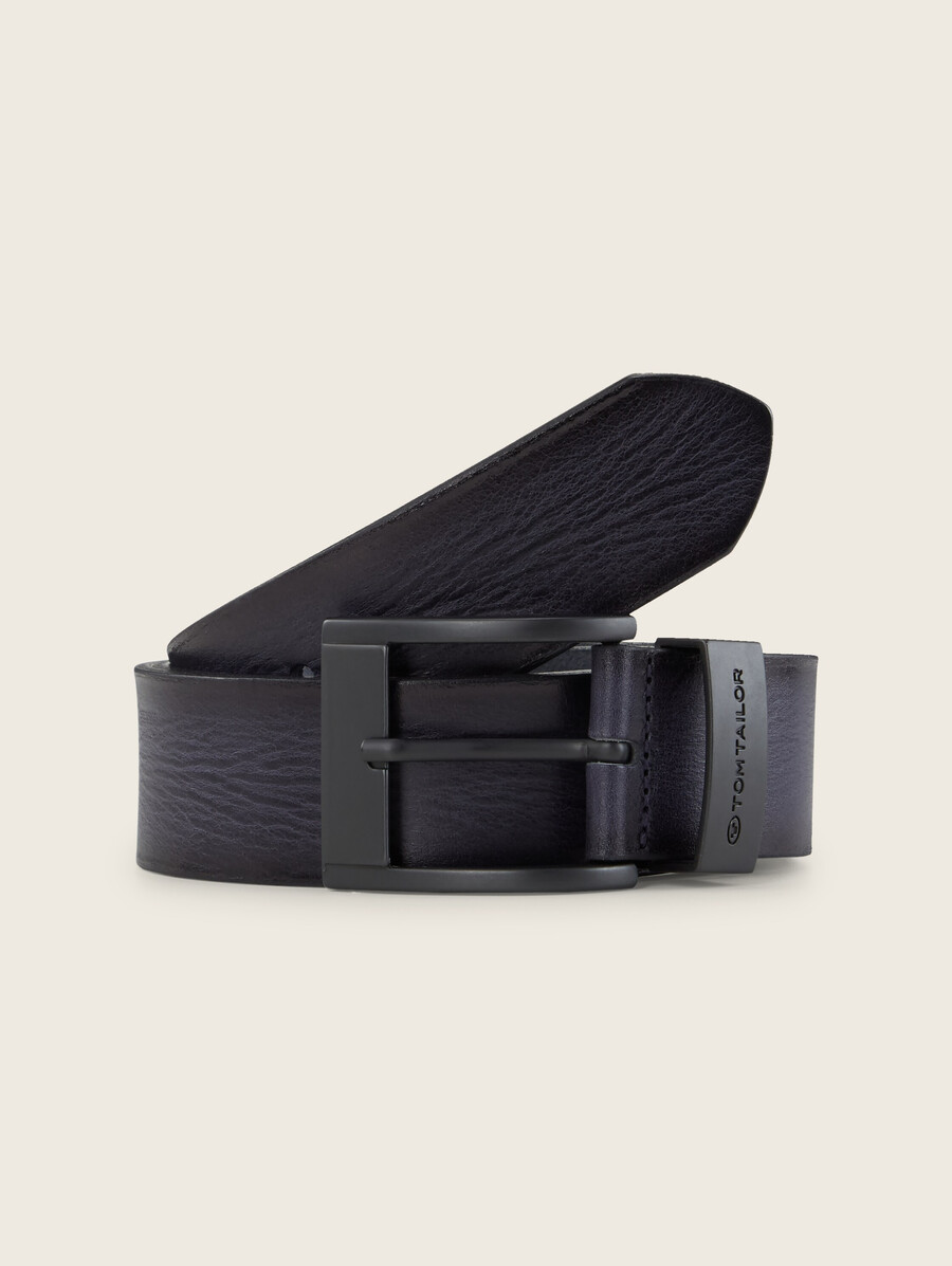 ceinture en cuir ttthomas avec boucle ardillon carrée