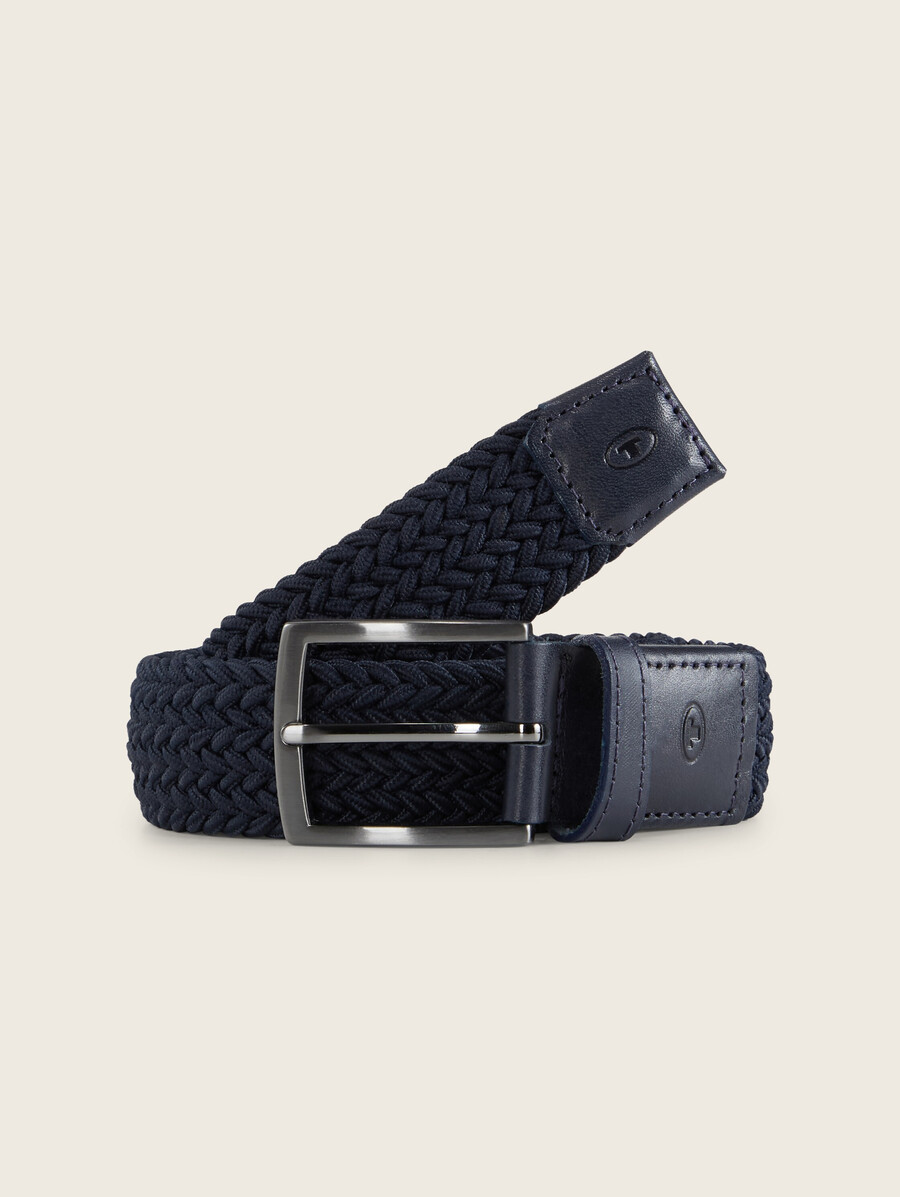ceinture élastique tressée ttjamie avec boucle ardillon carrée
