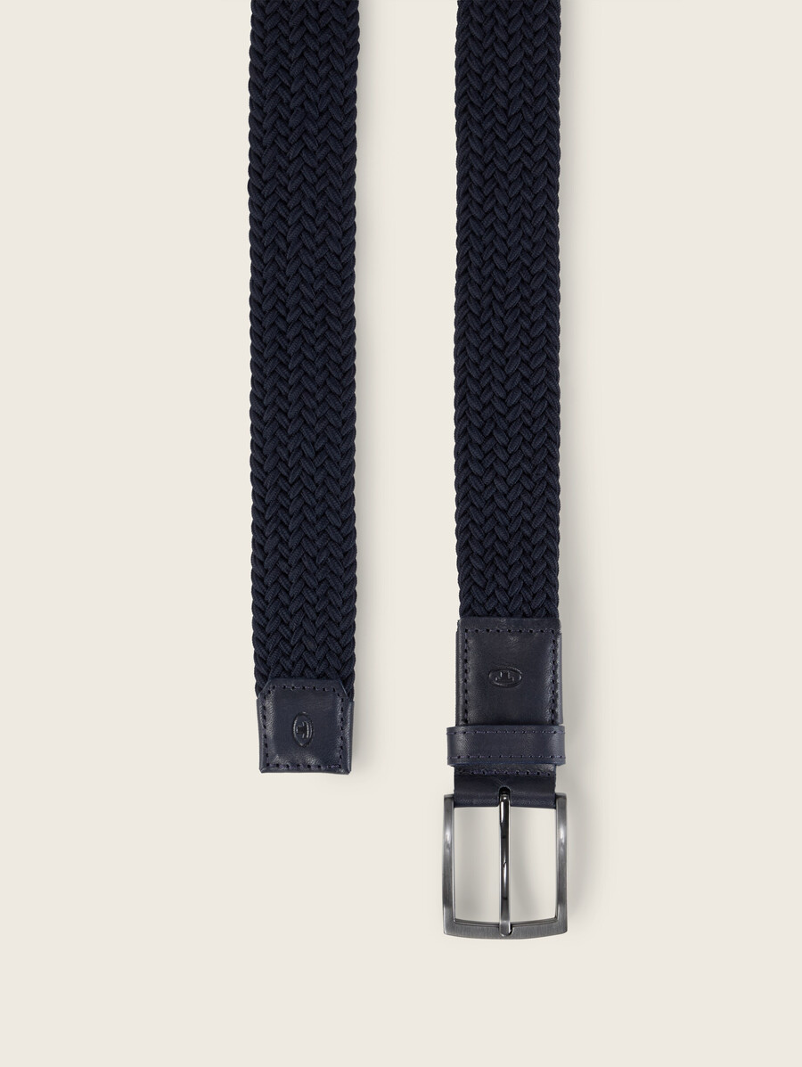 ceinture élastique tressée ttjamie avec boucle ardillon carrée