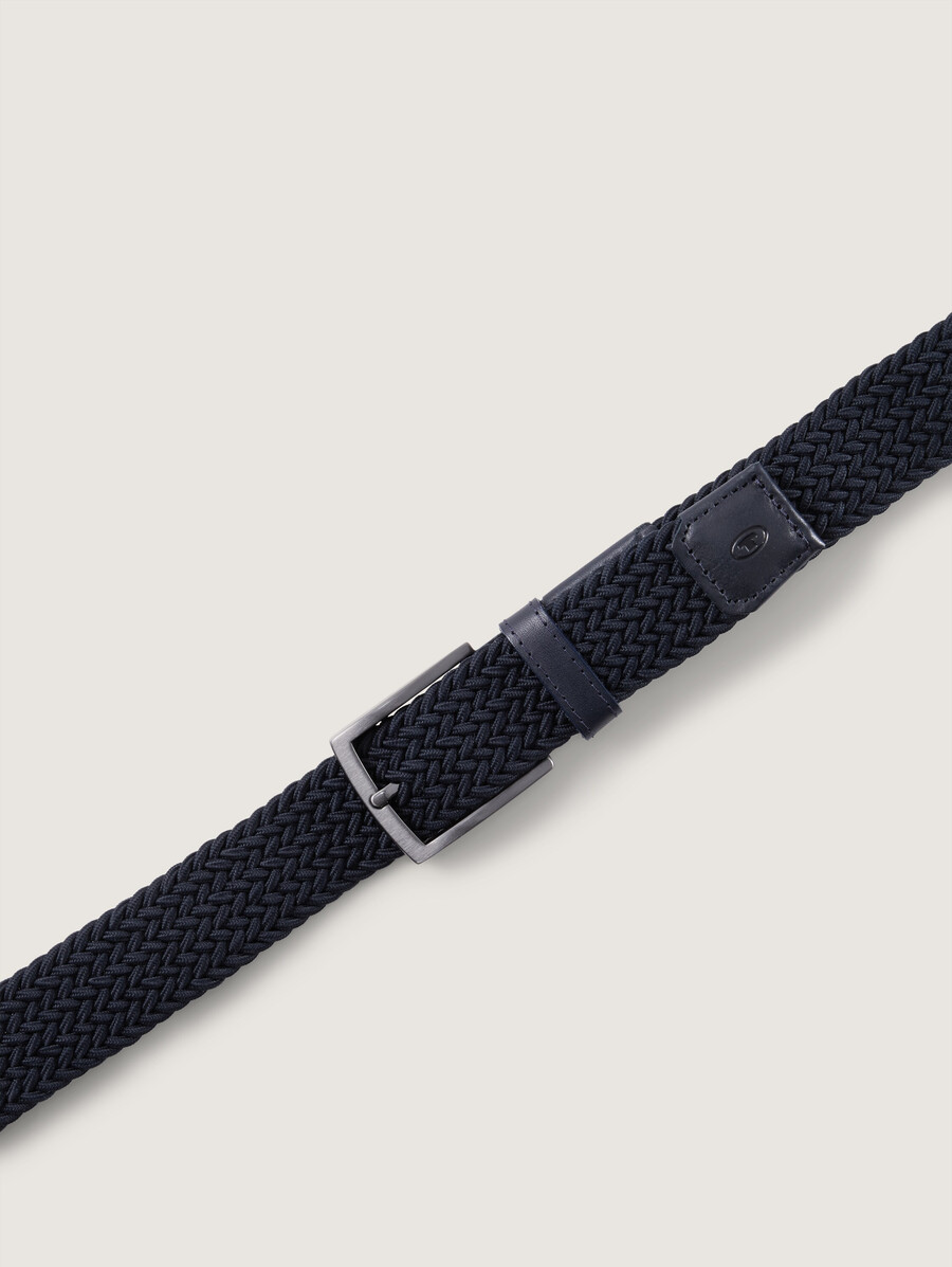 ceinture élastique tressée ttjamie avec boucle ardillon carrée