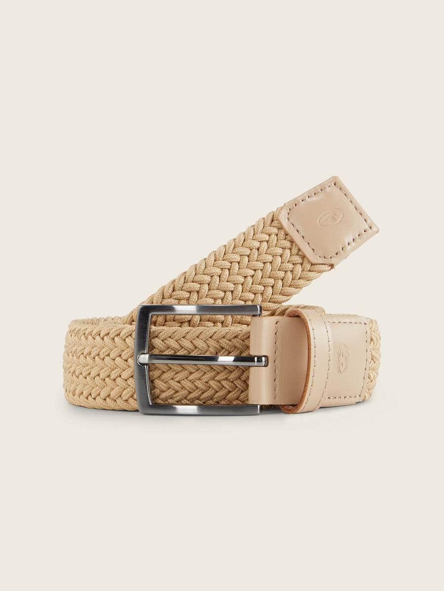 ceinture élastique tressée ttjamie avec boucle ardillon carrée