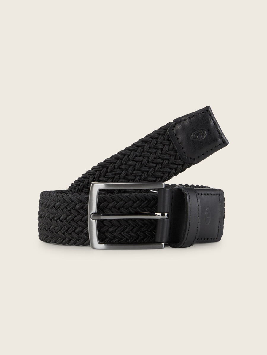 ceinture élastique tressée ttjamie avec boucle ardillon carrée
