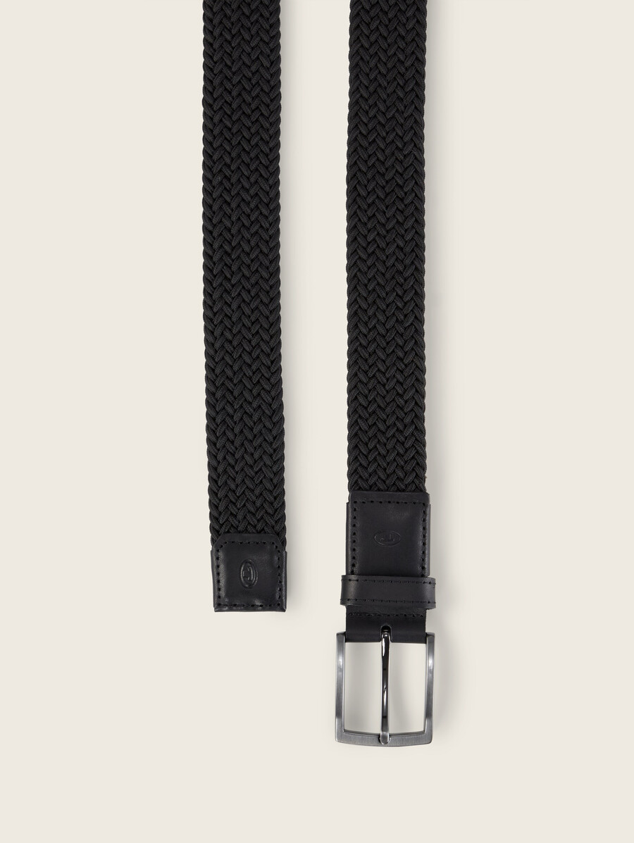 ceinture élastique tressée ttjamie avec boucle ardillon carrée