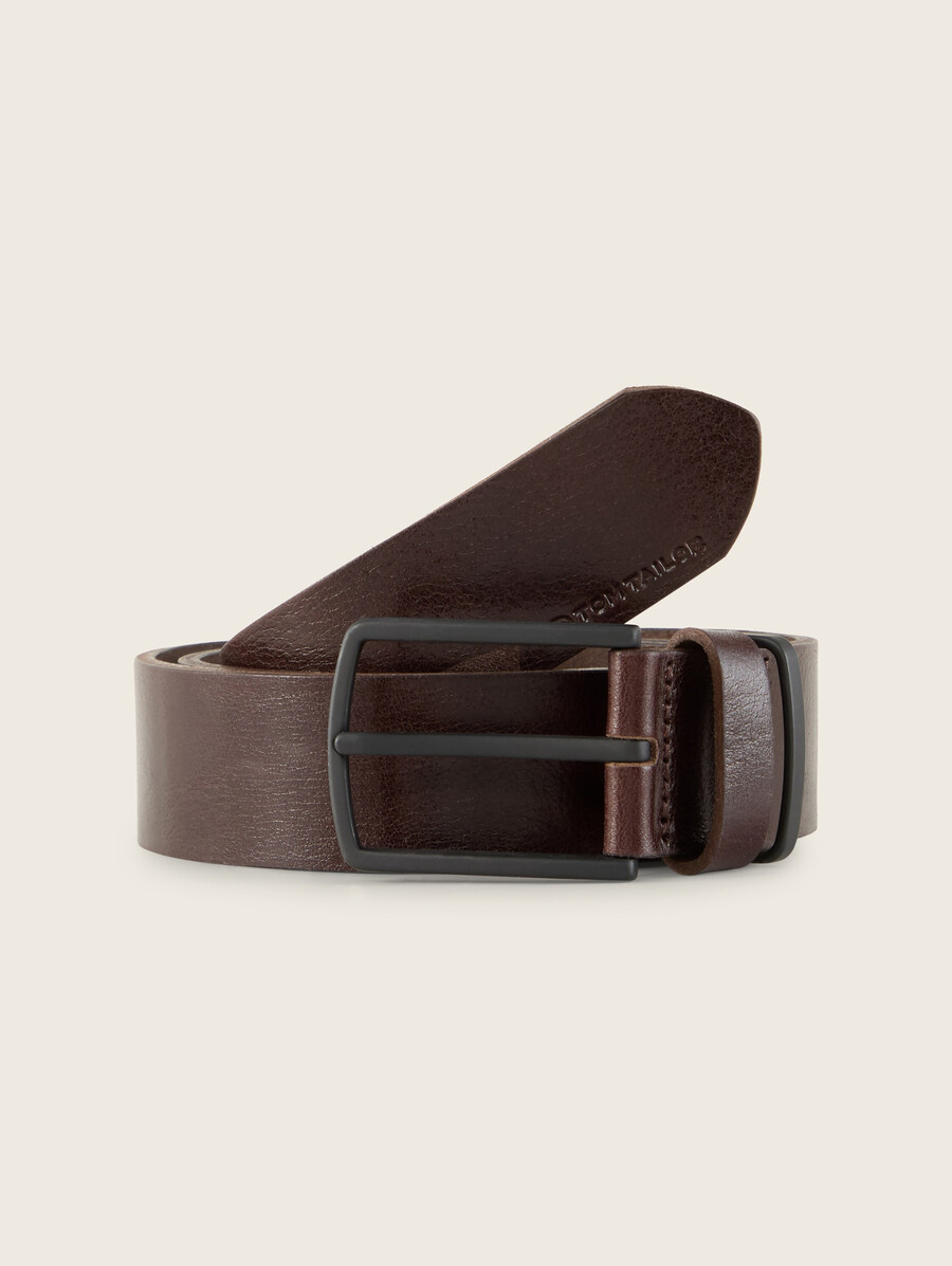 ceinture en cuir tthenry avec boucle ardillon carrée