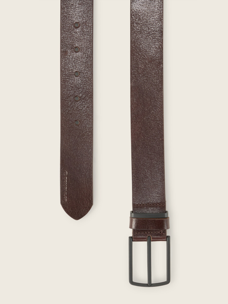 ceinture en cuir tthenry avec boucle ardillon carrée