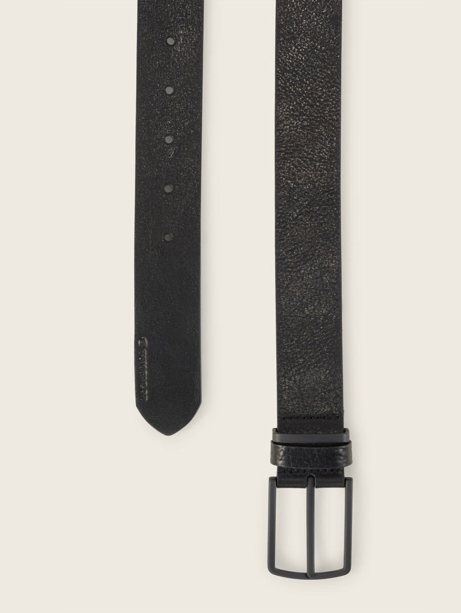 ceinture en cuir tthenry avec boucle ardillon carrée