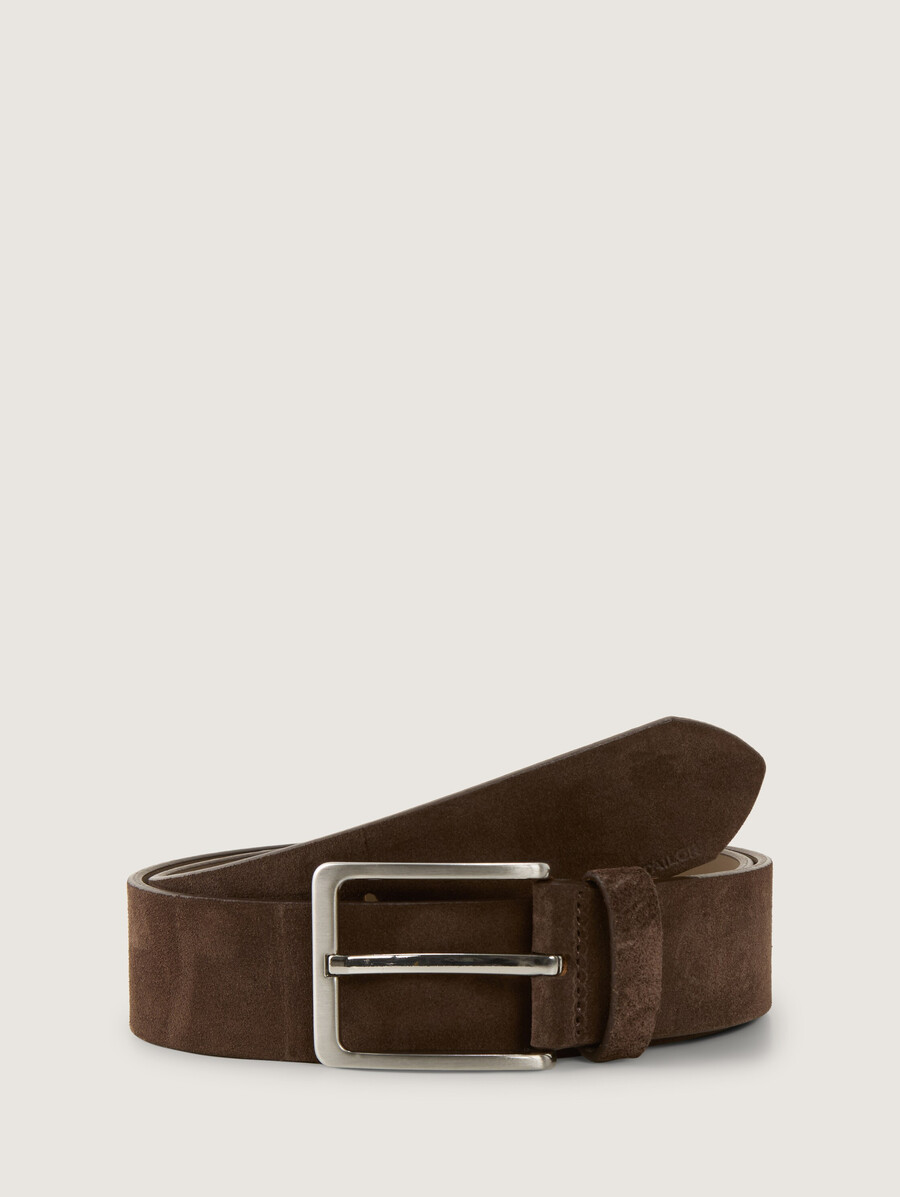 ceinture en daim ttgeorge avec boucle ardillon carrée