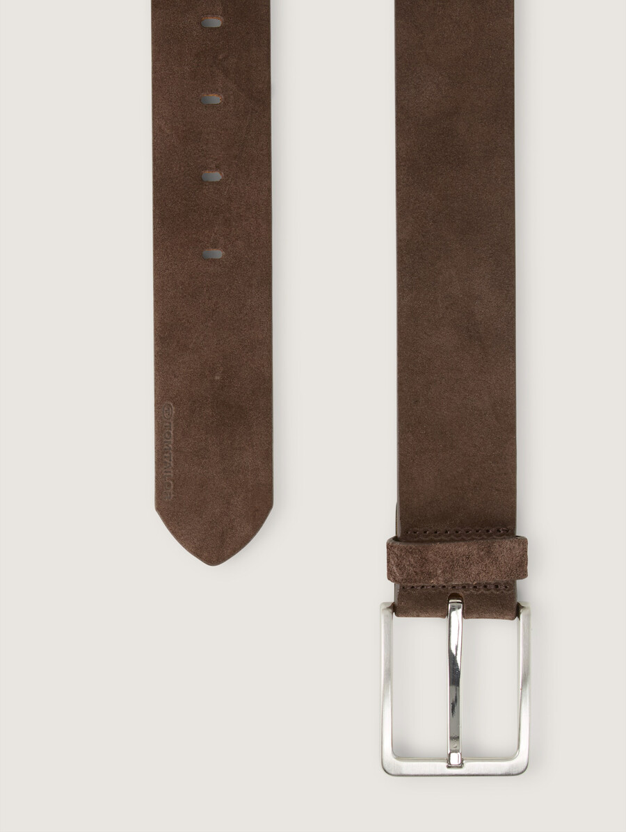 ceinture en daim ttgeorge avec boucle ardillon carrée