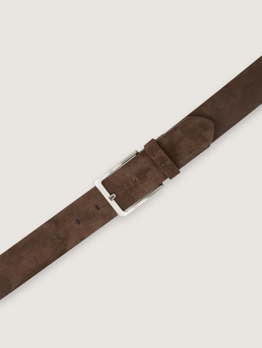 ceinture en daim ttgeorge avec boucle ardillon carrée