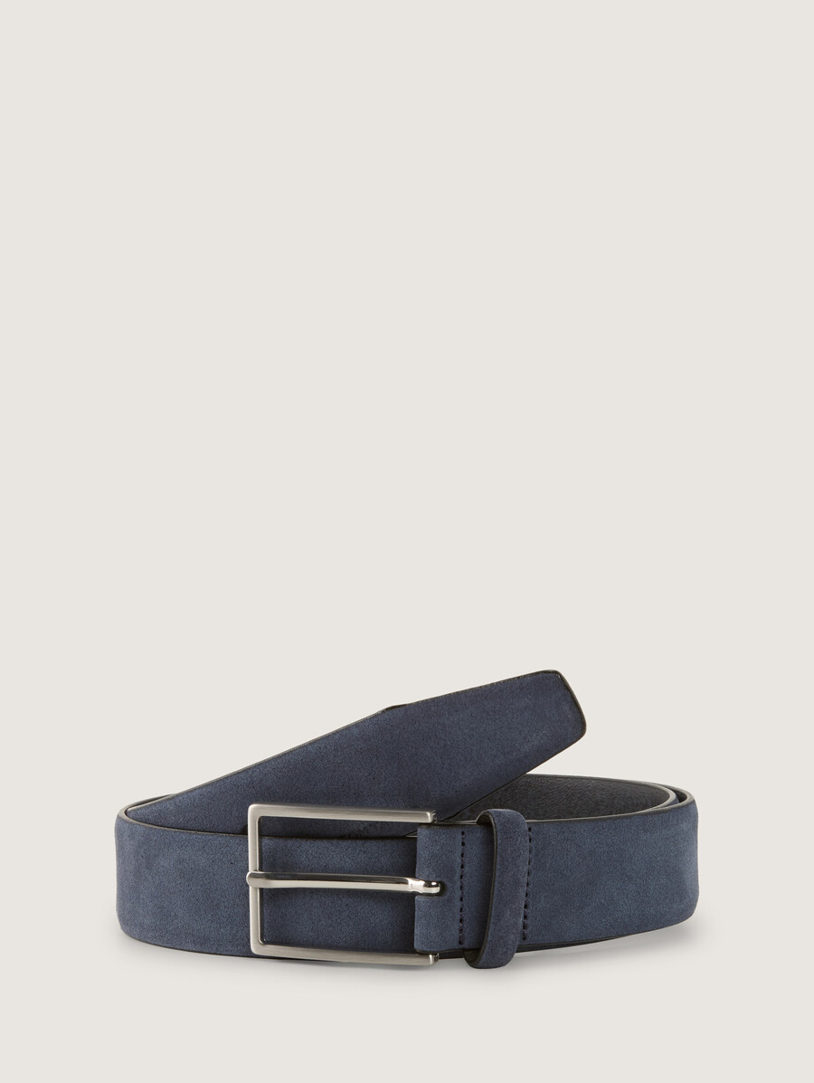ceinture en daim ttlogan avec boucle ardillon carrée
