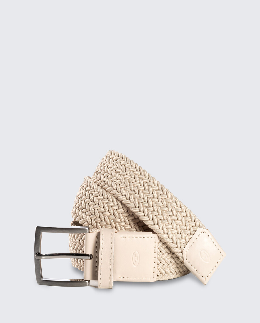ceinture élastique tressée ttjamie avec boucle ardillon carrée