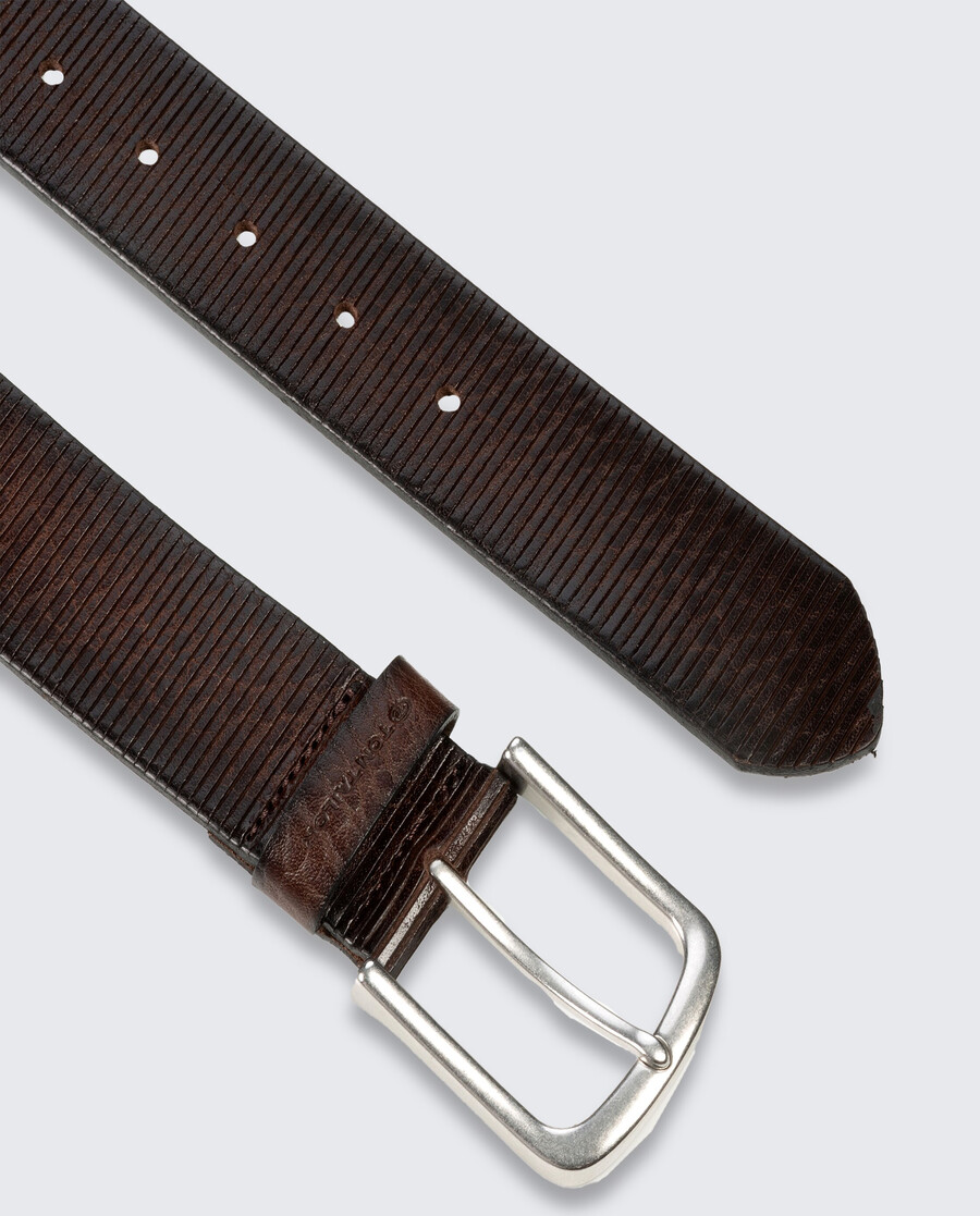 ceinture en cuir ttroy avec boucle arrondie