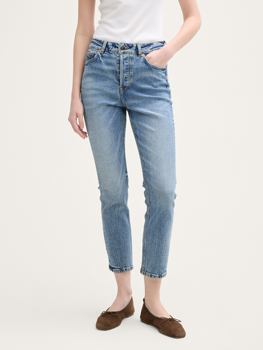 jean slim droit ttlotte taille haute