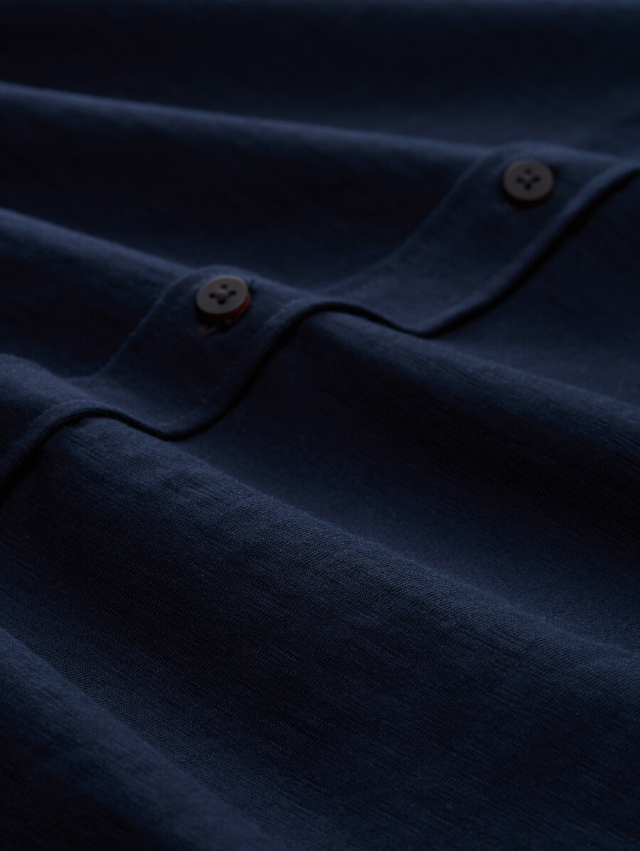 chemise en coton à manches courtes coupe classique