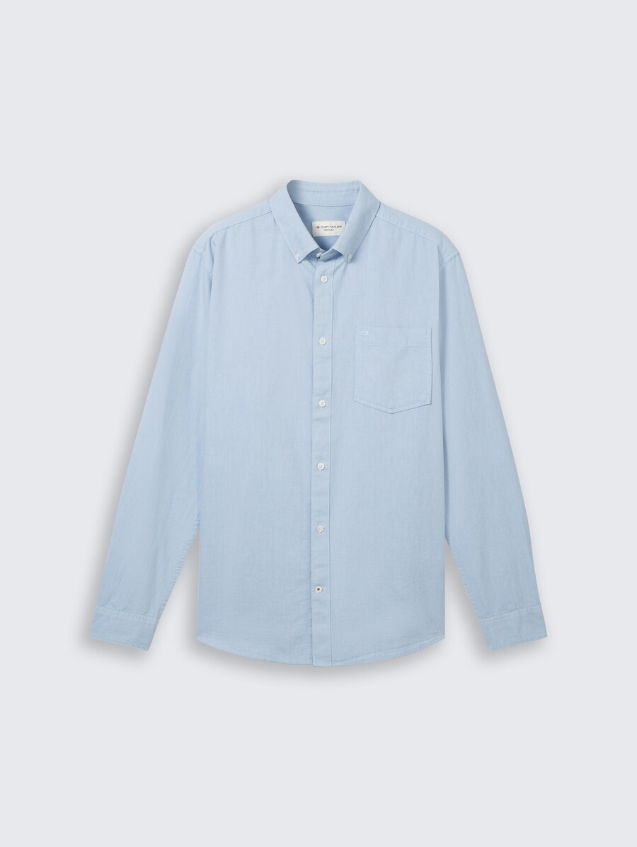 chemise coupe classique avec poche poitrine