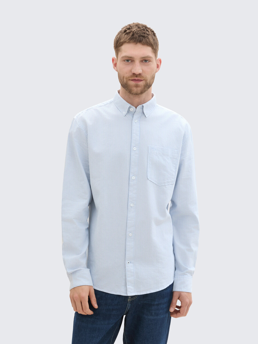 chemise coupe classique avec poche poitrine