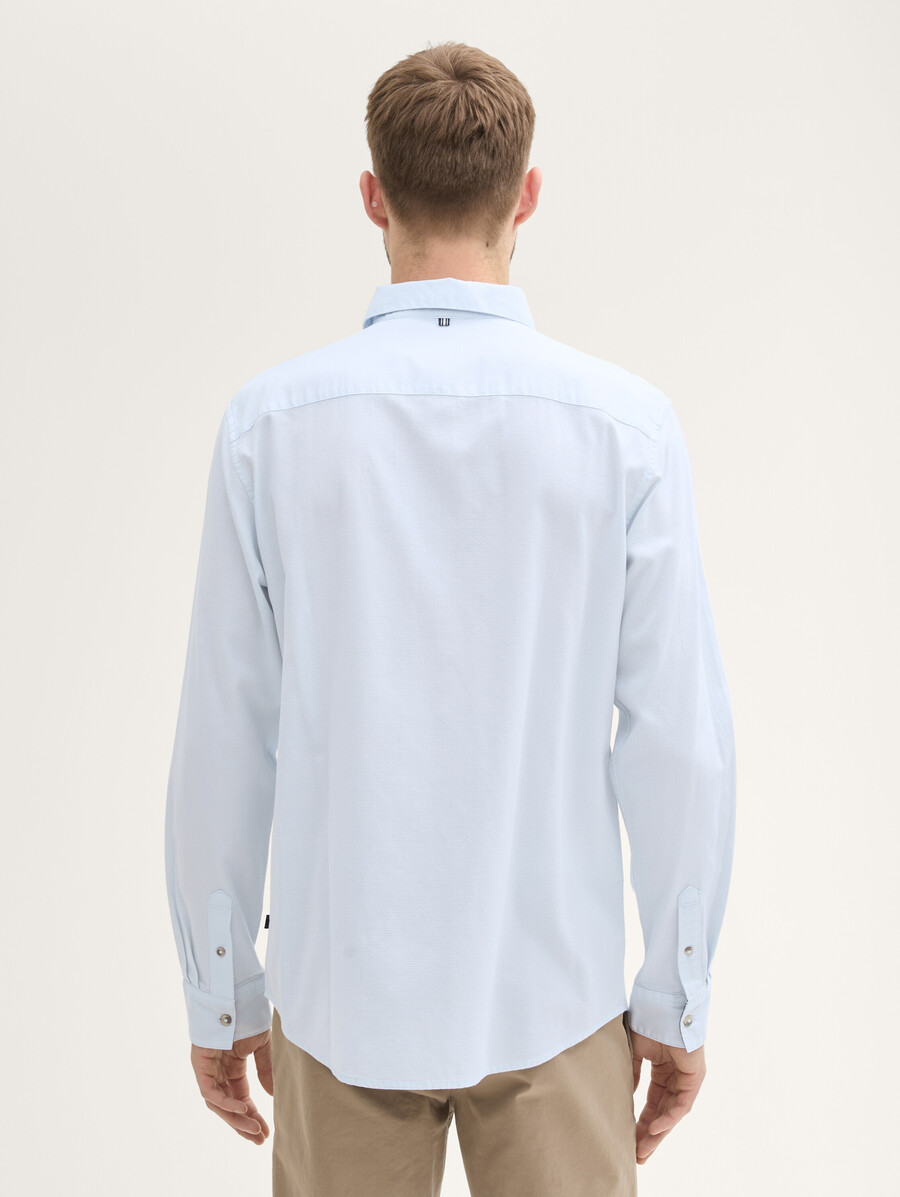 chemise imprimée avec poche poitrine