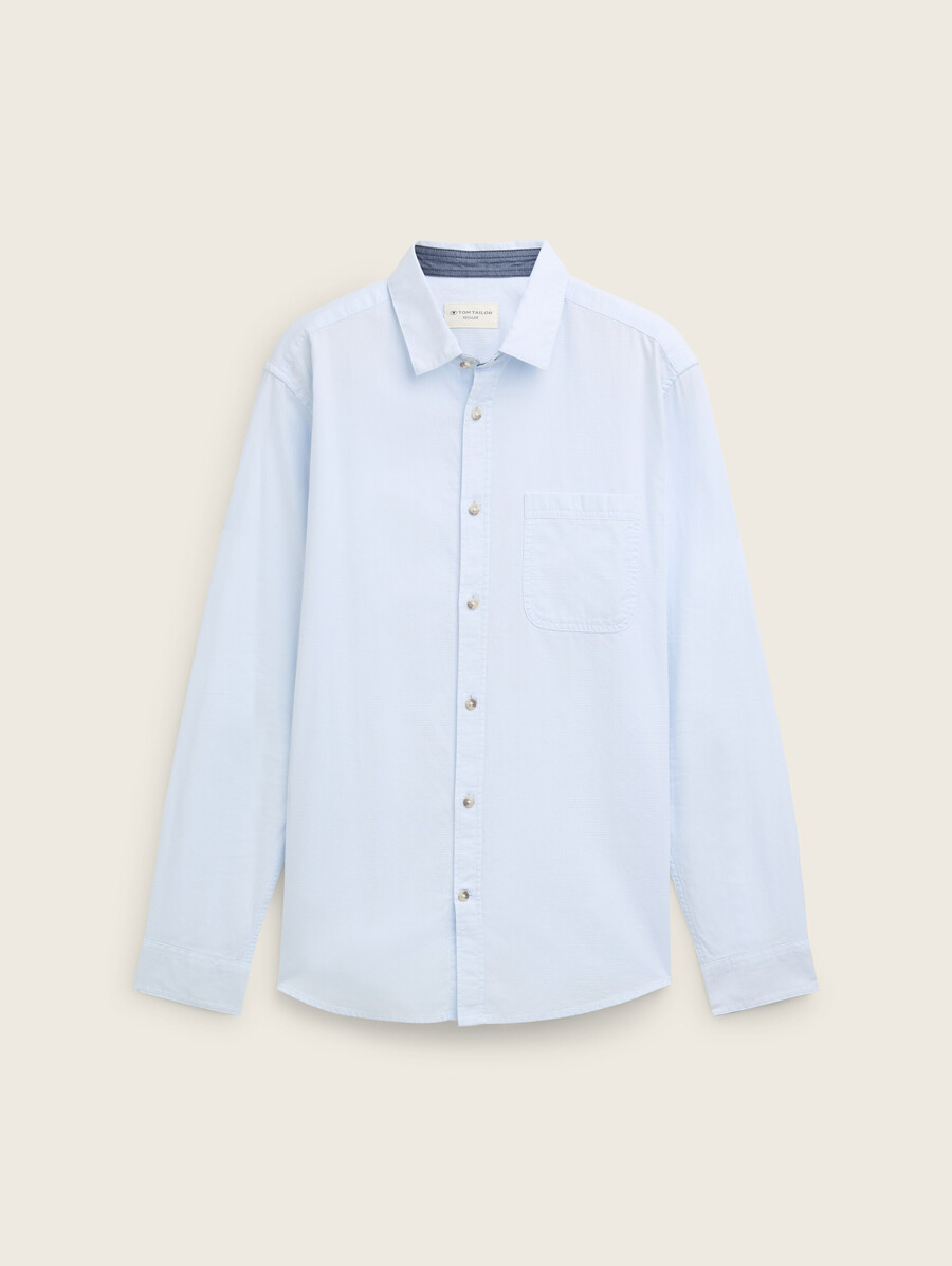 chemise imprimée avec poche poitrine