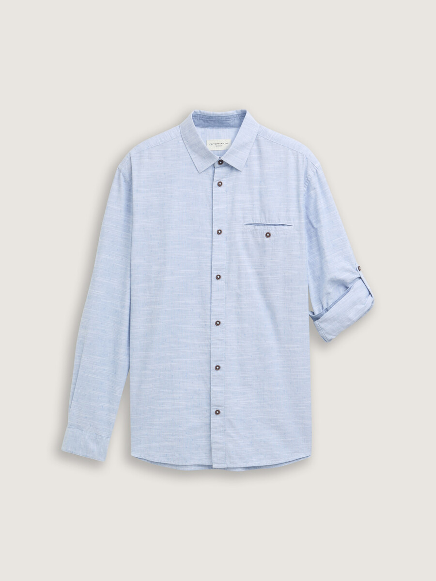 chemise coupe classique avec revers fonctionnel