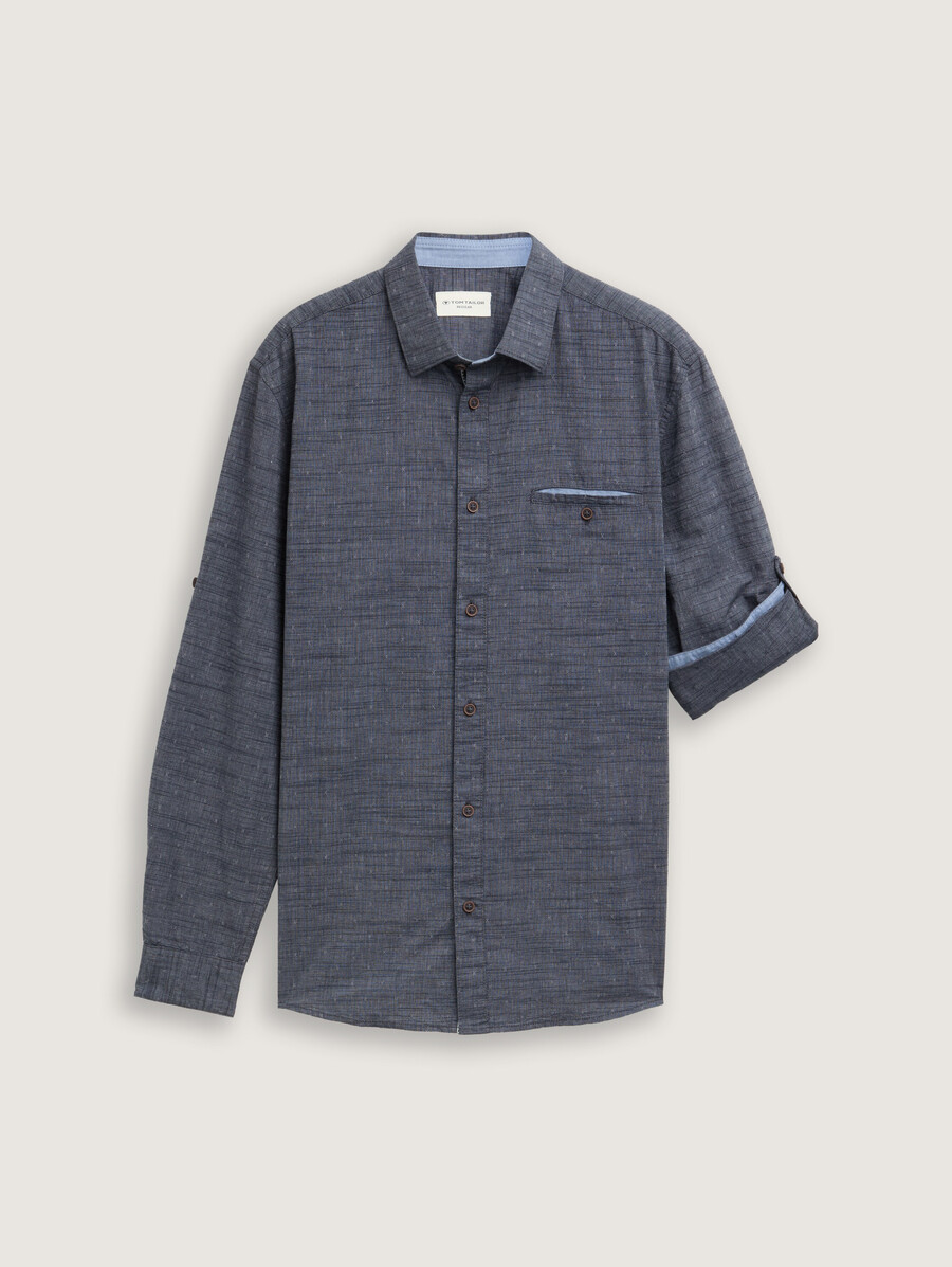 chemise coupe classique avec revers fonctionnel