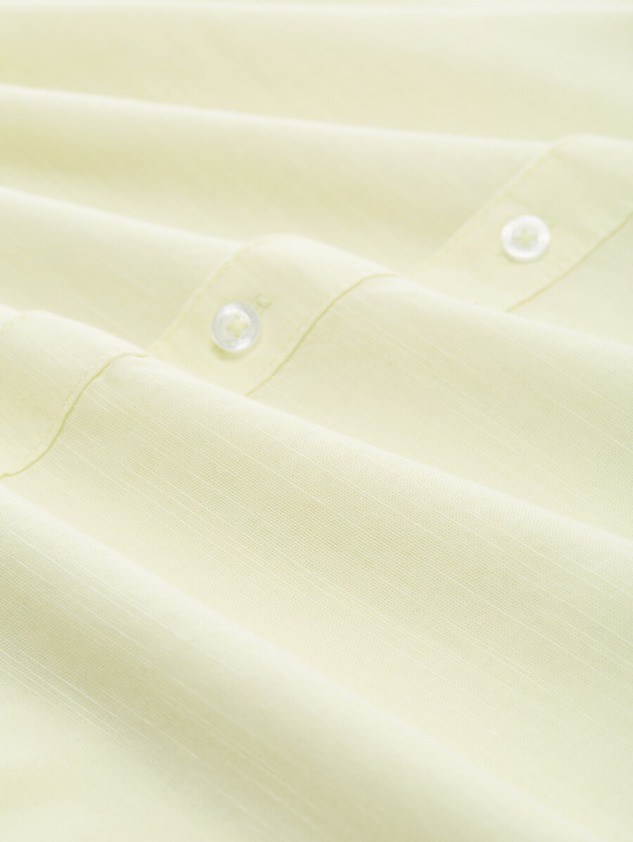 chemise coupe classique avec logo brodé