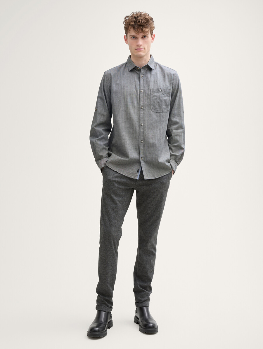 chemise coupe classique avec longueur de manches ajustable