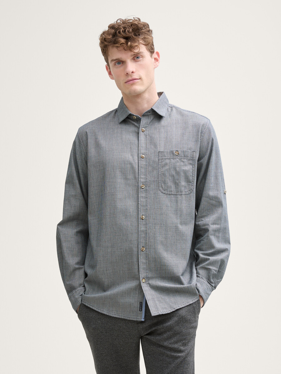 chemise coupe classique avec longueur de manches ajustable