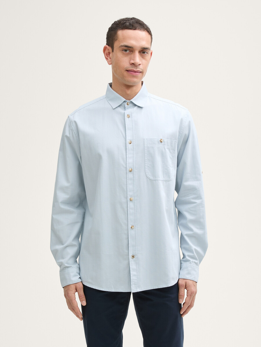 chemise coupe classique avec longueur de manches ajustable