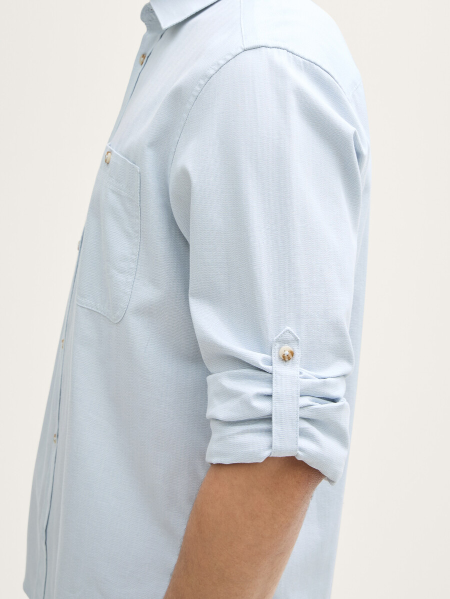 chemise coupe classique avec longueur de manches ajustable