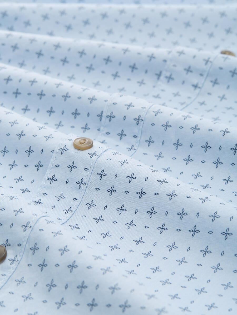 chemise cintrée à motifs