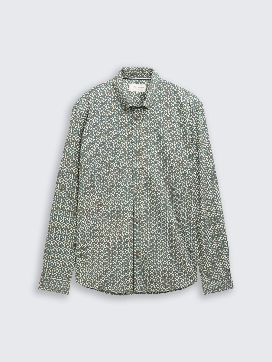 chemise cintrée à motifs