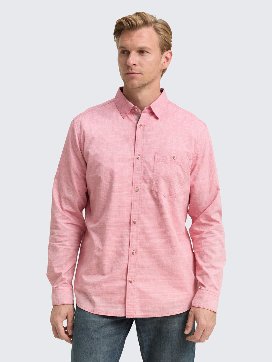 chemise coupe classique avec poche poitrine