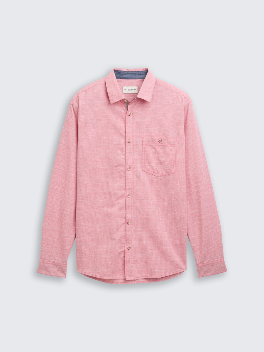 chemise coupe classique avec poche poitrine