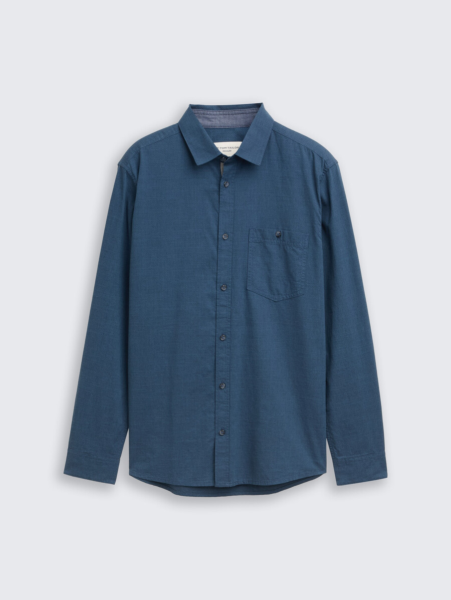 chemise coupe classique avec poche poitrine