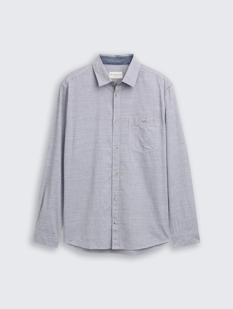 chemise coupe classique avec poche poitrine