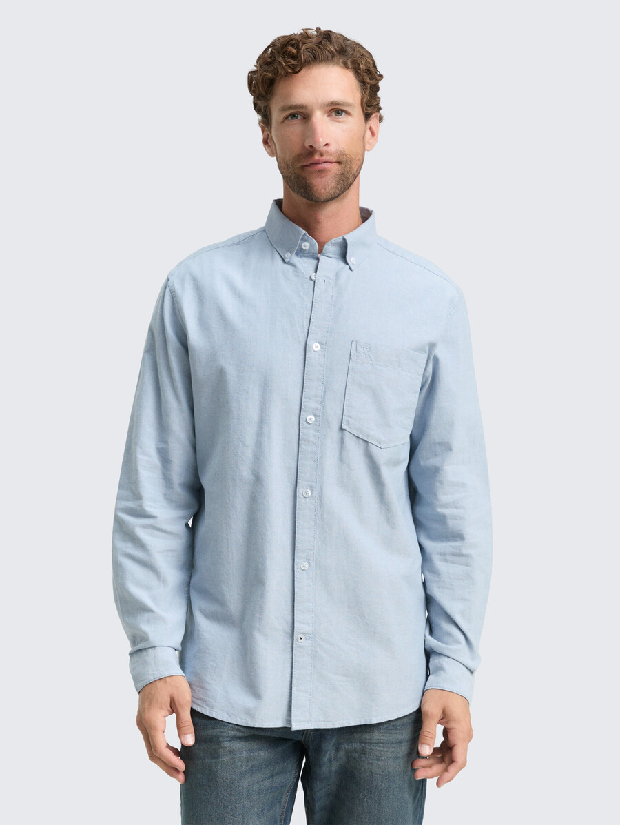 chemise coupe classique avec poche poitrine