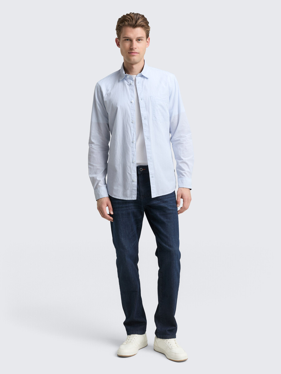 chemise en coton ajustée