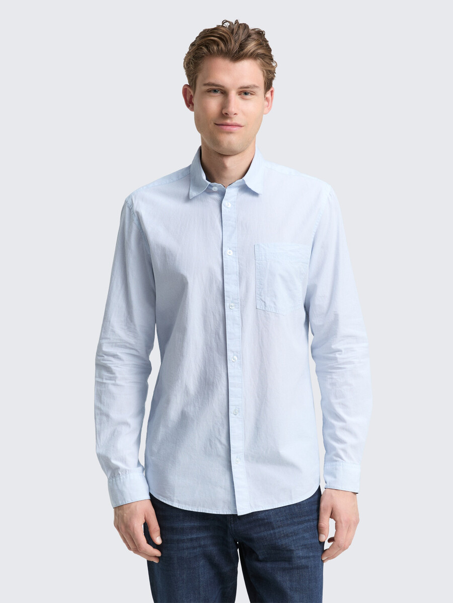 chemise en coton ajustée